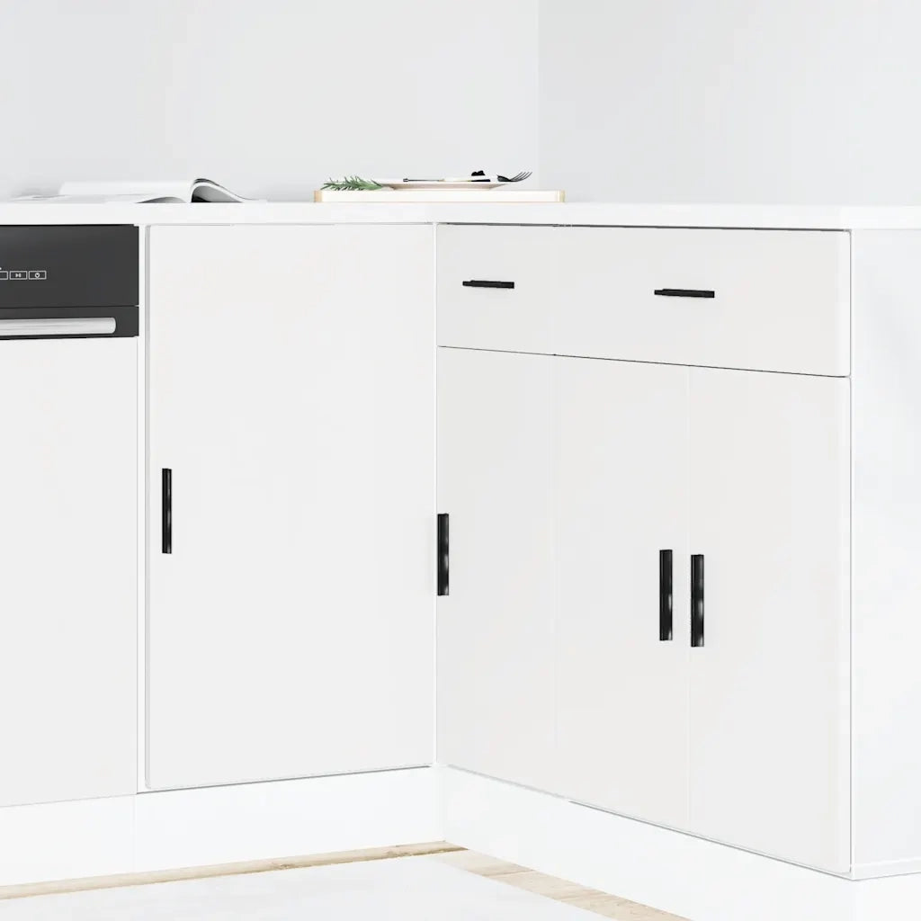 Mobile base da cucina Â“LyonÂ” Bianco in Legno Multistrato