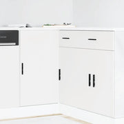 Mobile base da cucina Â“LyonÂ” Bianco in Legno Multistrato