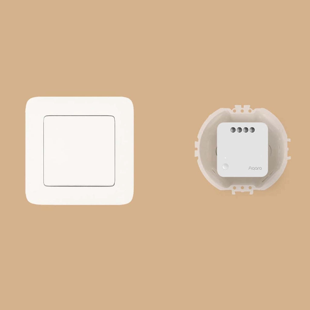 Modulo interruttore singolo T1 compatibile Zigbee 3.0 senza neutro Bianco Aqara