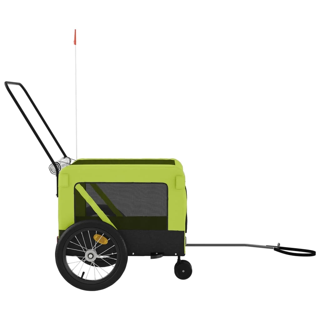 Rimorchio/carrello per animali domestici verde 02_0044289