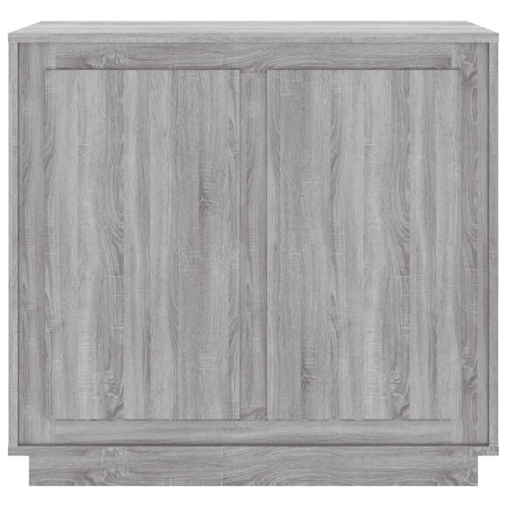 Credenza-Buffet-Armadio da cucina Grigio Sonoma 80x34x75 cm in Legno Multistrato