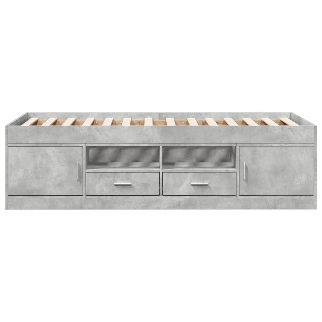 Divano Letto con Cassetti senza Materasso 100x200 cm 3280240