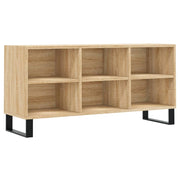 Mobile TV multimediale mensola TV credenza mobile TV sala da pranzo soggiorno camera da letto rovere Sonoma 103,5 x 30 x 50 cm legno ingegnerizzato marrone 02_0027455