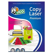 Etichette arancione fluo senza margini tico copy laser 210x297 mm - 1 et./foglio - conf. 70 fogli lp4fa-210297 - 102029