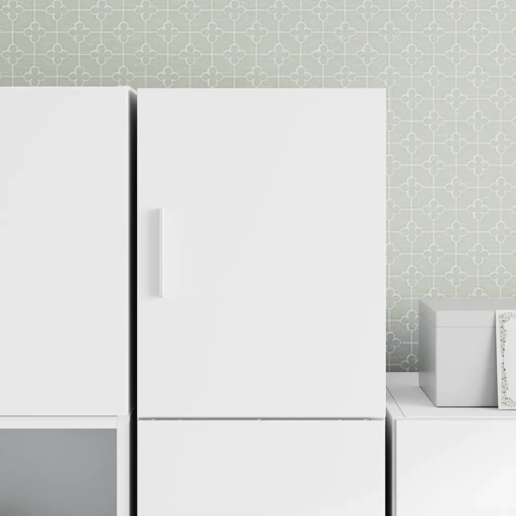 vidaXL Mobile a Parete Bianco 30x42,5x40 cm in Legno Multistrato
