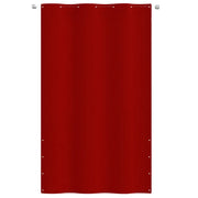 Paravento per Balcone Rosso 140x240 cm in Tessuto Oxford 148546
