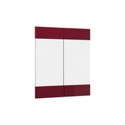Vicco Frontale cucina Rosso lucido 59.2 x 59 cm frontale del mobile per pensile con vetro