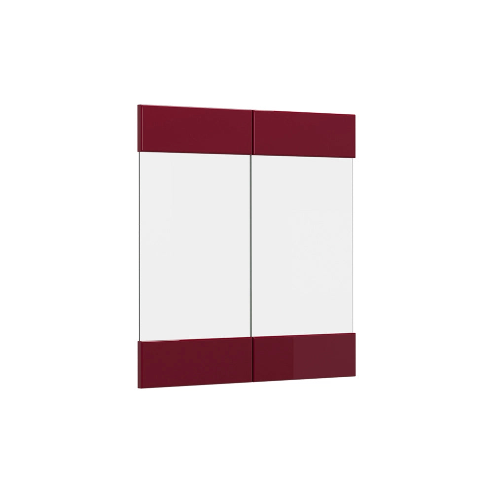 Vicco Frontale cucina Rosso lucido 59.2 x 59 cm frontale del mobile per pensile con vetro