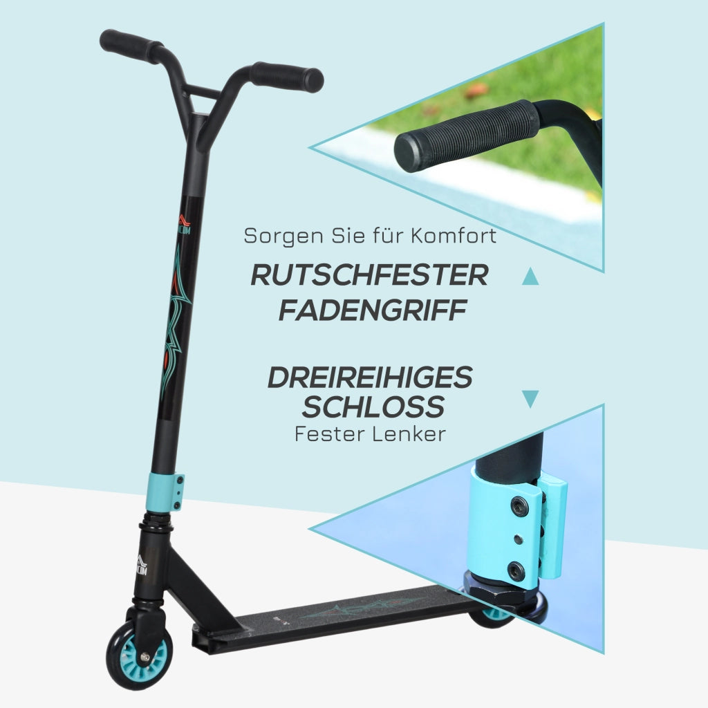 Monopattino Freestyle Pro ¨C Xylo ¨C Alluminio Verde per Trick e Stunt