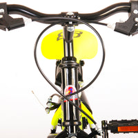 Bicicletta per Bambino 16" 2 Freni Sportivo Giallo Neon e Nero