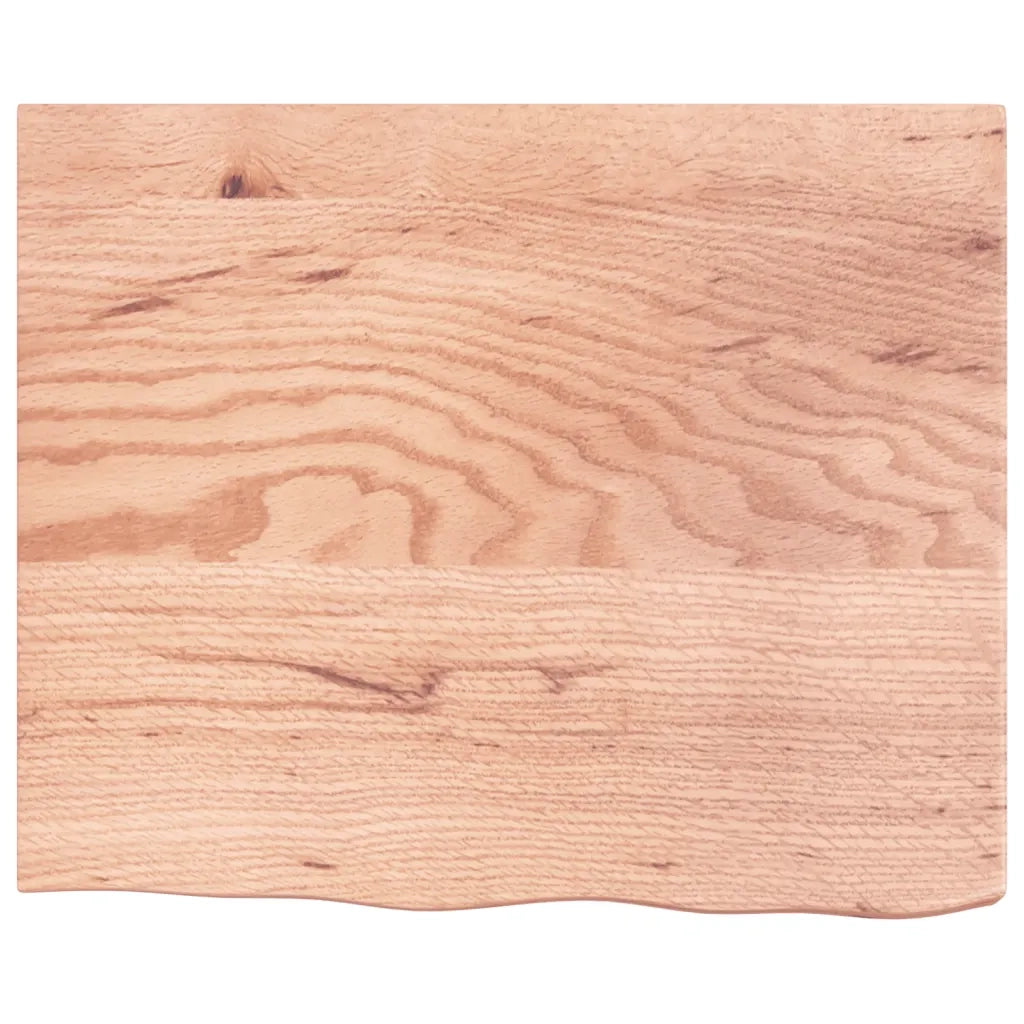 Ripiano Muro Marrone 60x50x(2-6) cm Massello Rovere Trattato 363652