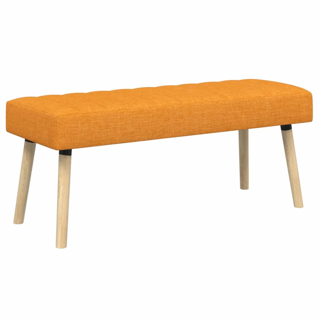 Panchina trapuntata a canale Giallo Scuro 110 x 40 x 46 cm 42038496