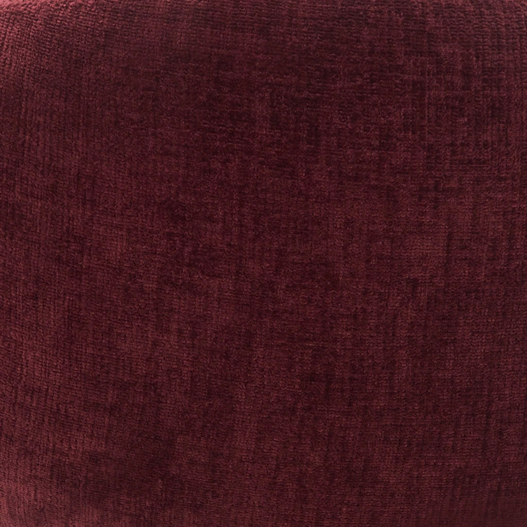 Poltrona girevole 180° in tessuto di cotone, bordeaux