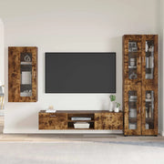 Set mobile TV FLORIN 3 pcs Rovere fumé Legno multistrato 3397949