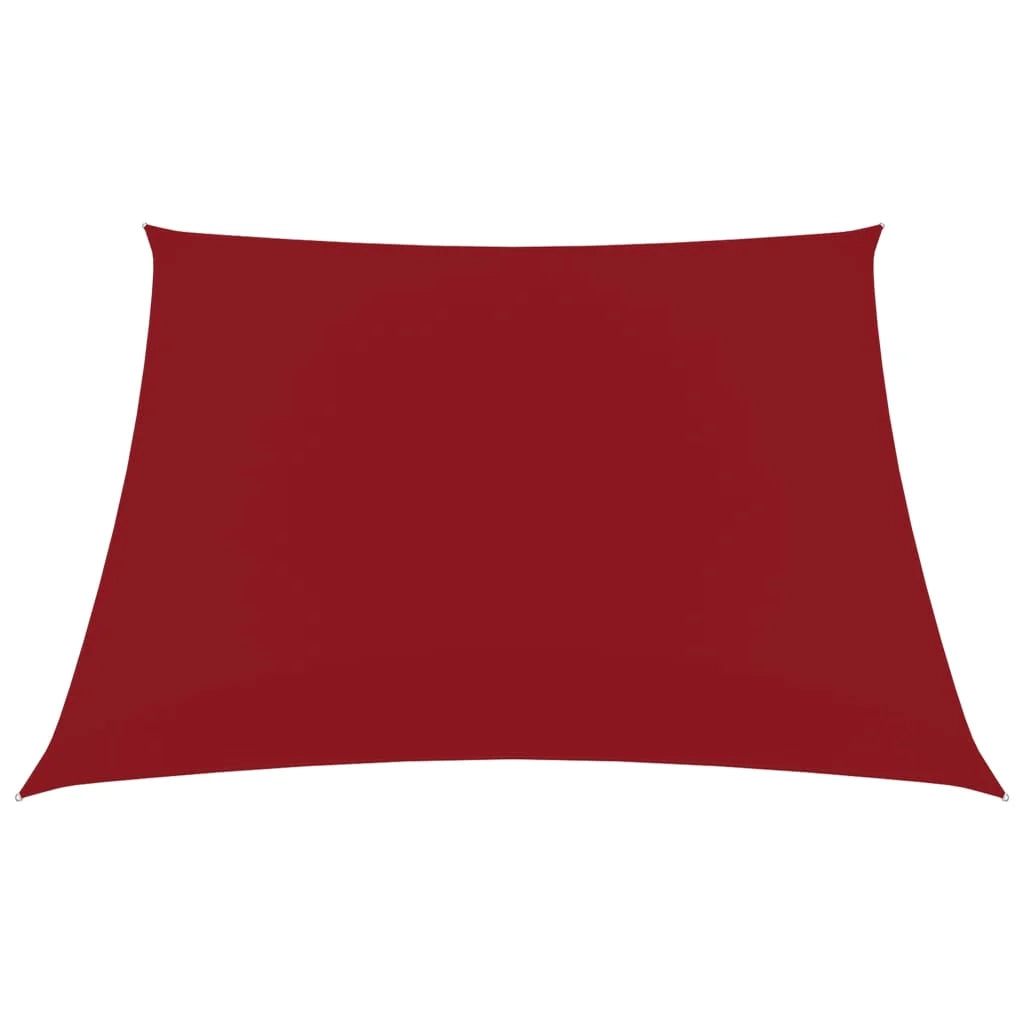 Vela ombreggiante/ombrellone quadrato 2 x 2 m in tessuto Oxford rosso 02_0009472