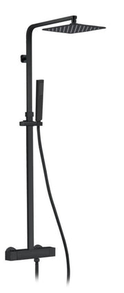 Colonna doccia termostatica QUADRA - nero