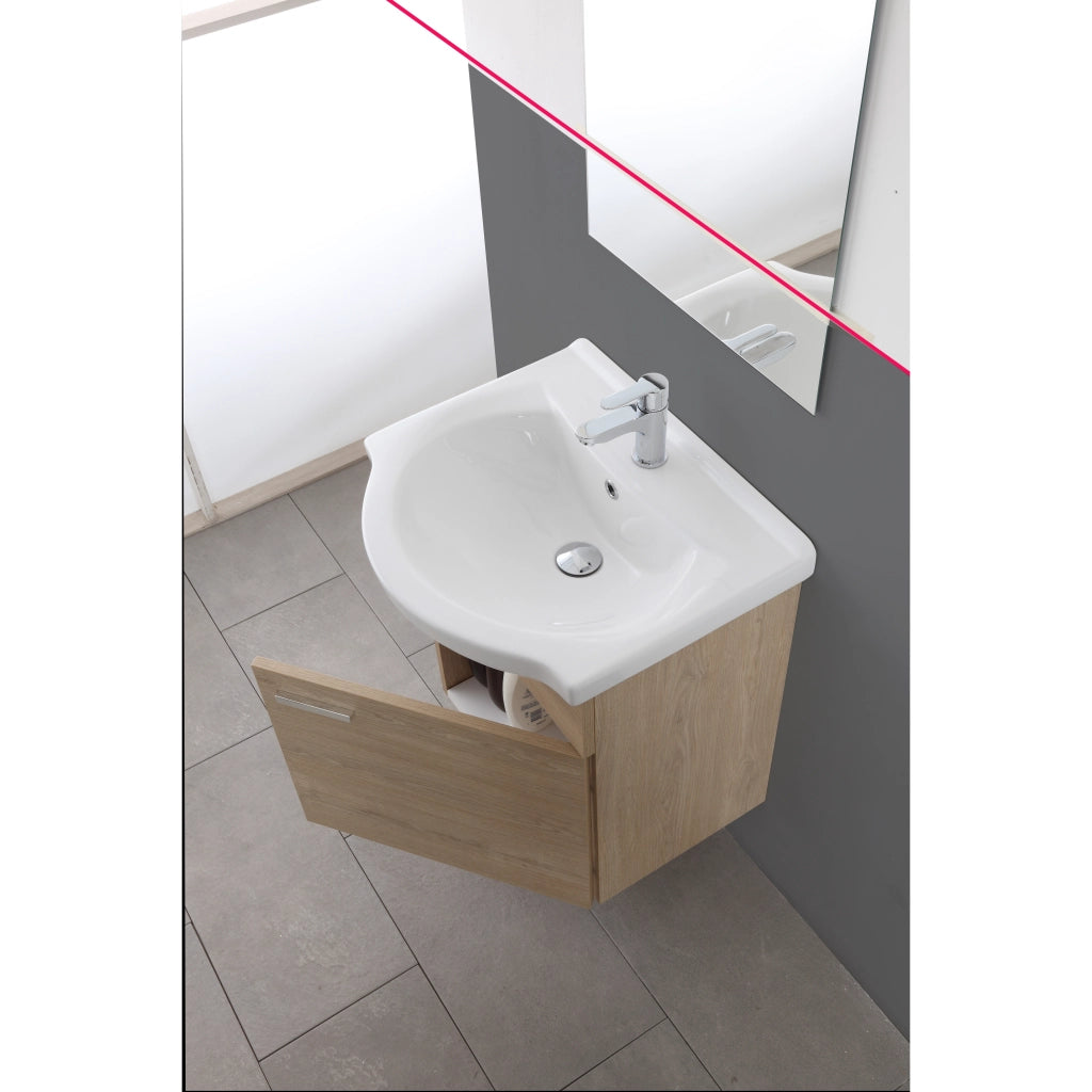 BAGNO STELLA 56X45XH64CM SOSPESO ROVERE DOLOMITE.
