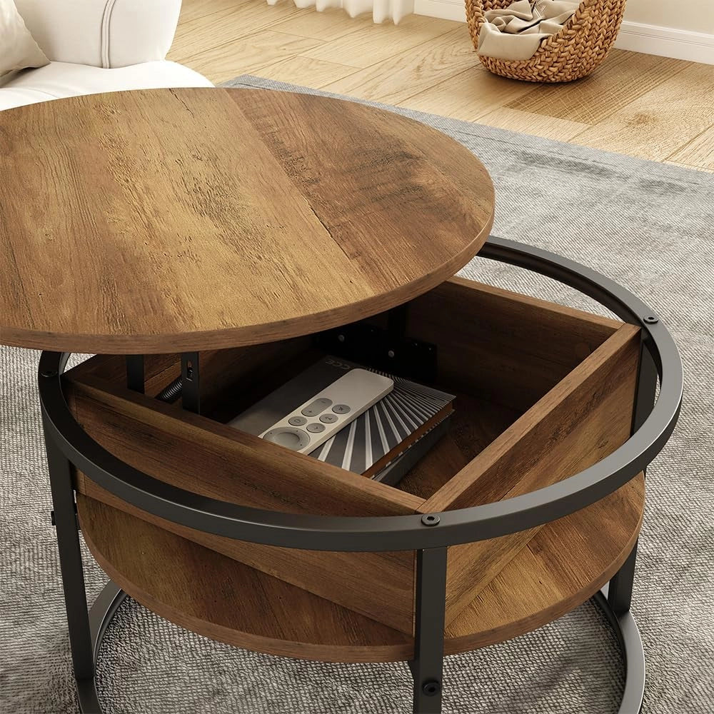 tavolino soggiorno Marlo, Legno, 77 x 77 cm