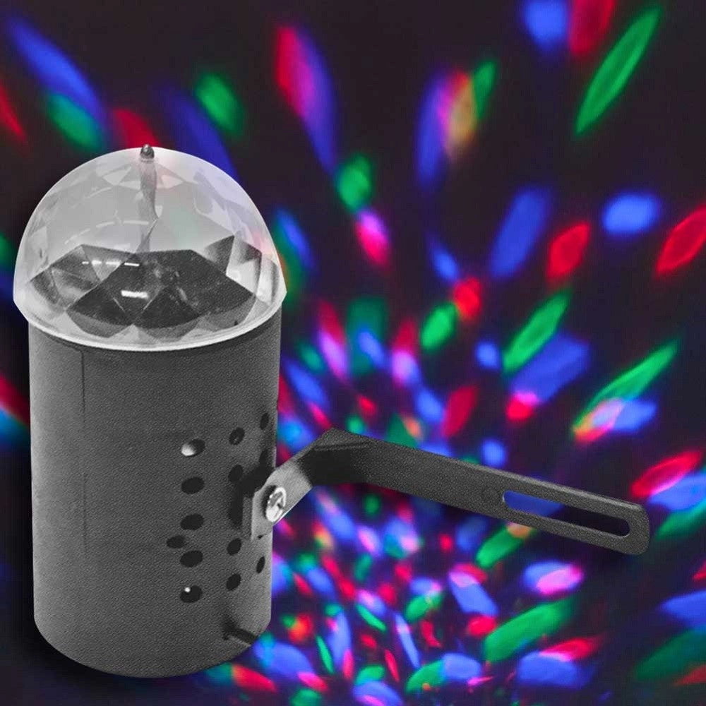 Trade Shop - Proiettore Laser Natale Luce Lampadina Led Rotante Rgb Effetti Discoteca Feste -