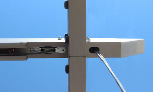 Pergola da Giardino 3x4 m in Alluminio Tortora Telo Grigio