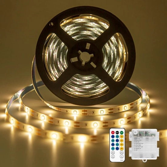 Luce Neon Flex Serie Profi 5m - Bianco Caldo, Regolabile, Impermeabile IP65 - Ideale per Giardino e Decorazione