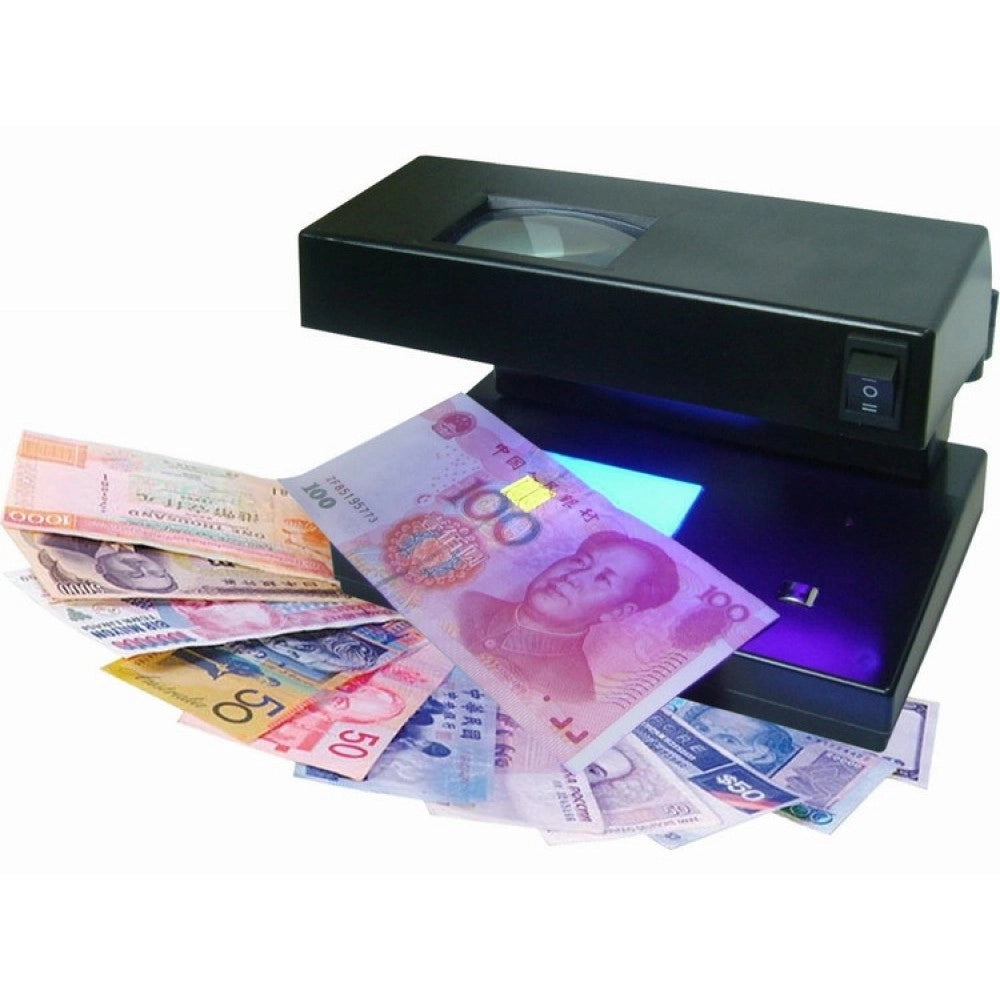 Trade Shop - Rilevatore Soldi Falsi Luce Uv Controllo Mg Nuove Banconote Euro Money Detector -