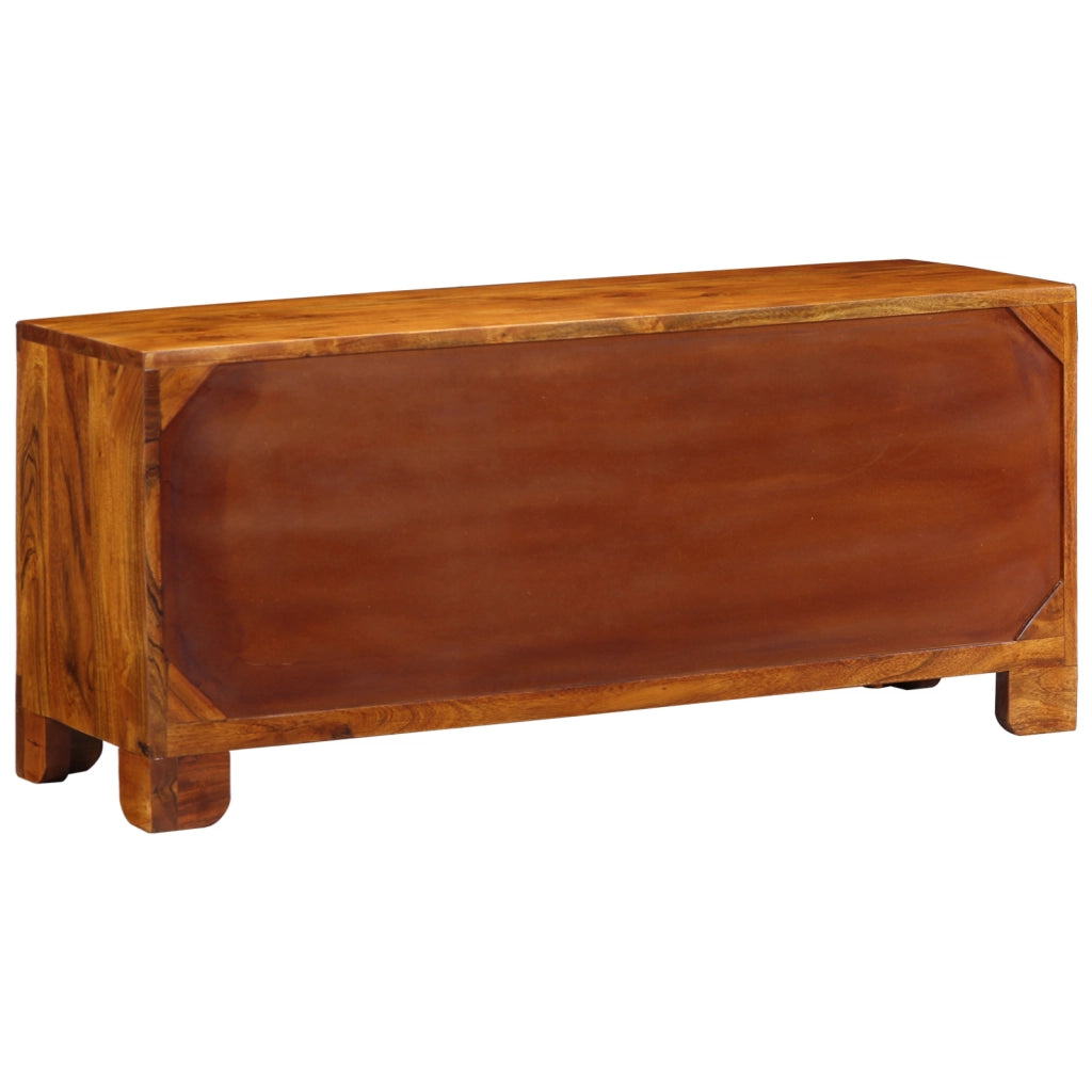 Panchina da Corridoio 100x35x45 cm Legno massello di acacia