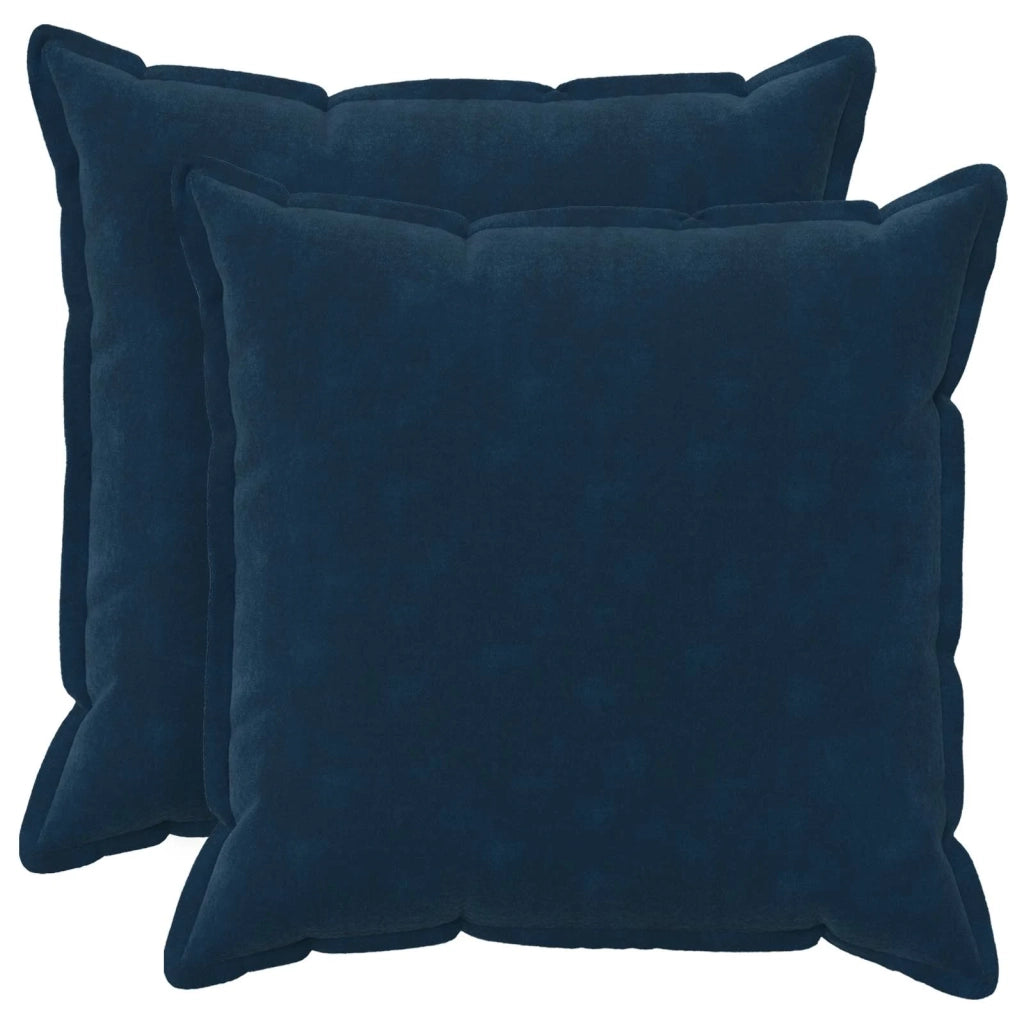Cuscino con cuscino HOUTEN 2 pz Blu Fleece in microfibra 936176