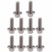 Viti a 6 mm - 10 pezzi - Acciaio inossidabile 304 - Viti a 6 facce - Elemento di fissaggio - Resistente alla corrosione - Viti a 6 mm