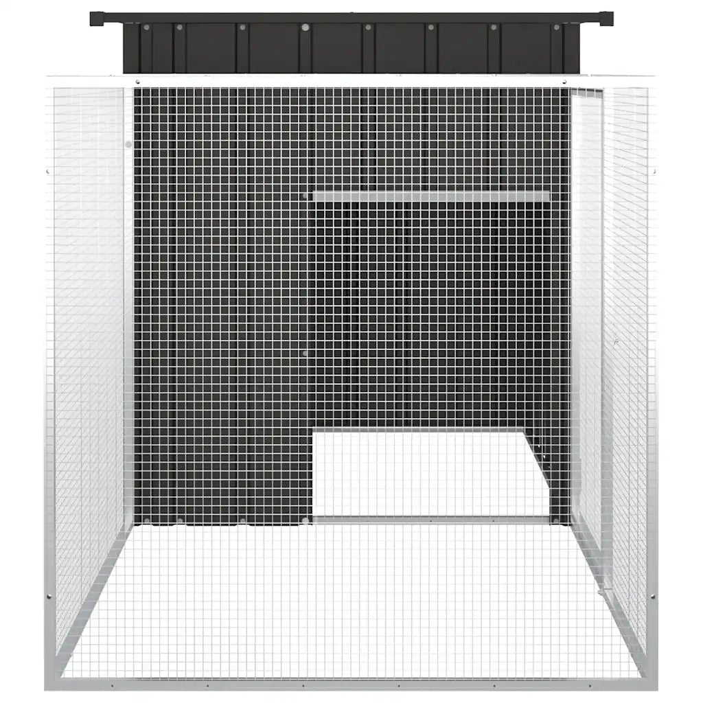 Gabbia per Polli Antracite 200x91x100 cm Acciaio Zincato cod mxl 41440