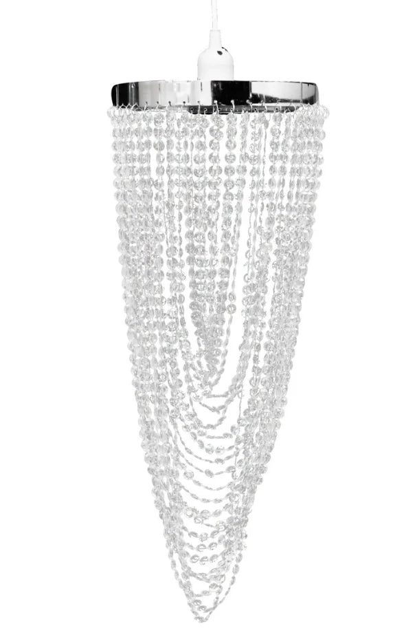 Lampada a sospensione moderna in cristallo 59 cm 2402009