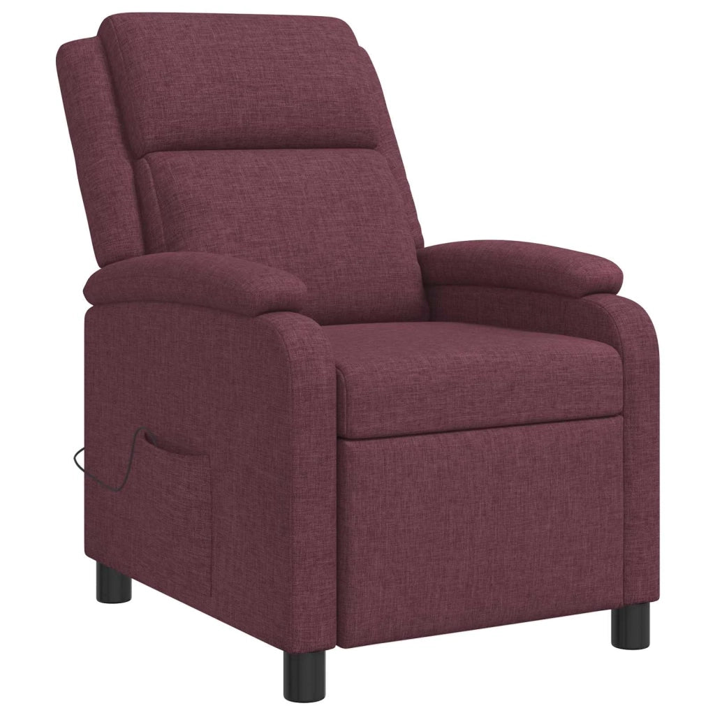 Divano Sedia-Poltrona Massaggiante Viola Tessuto 299304