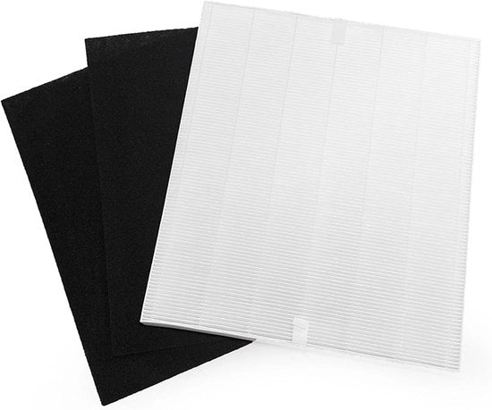 Adatto per Coway ap-1512hh ap-1518r alto rendimento filtro a rete vuoto, 1 parte filtro a rete + 2 parti filtro cotone