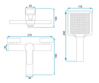 Rubinetto Da Vasca Rea Argus Gold