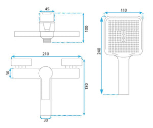 Rubinetto Da Vasca Rea Argus Gold