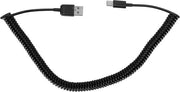 Cavo USB-C a rotolo 3M con spirale retrattile da caricare.
