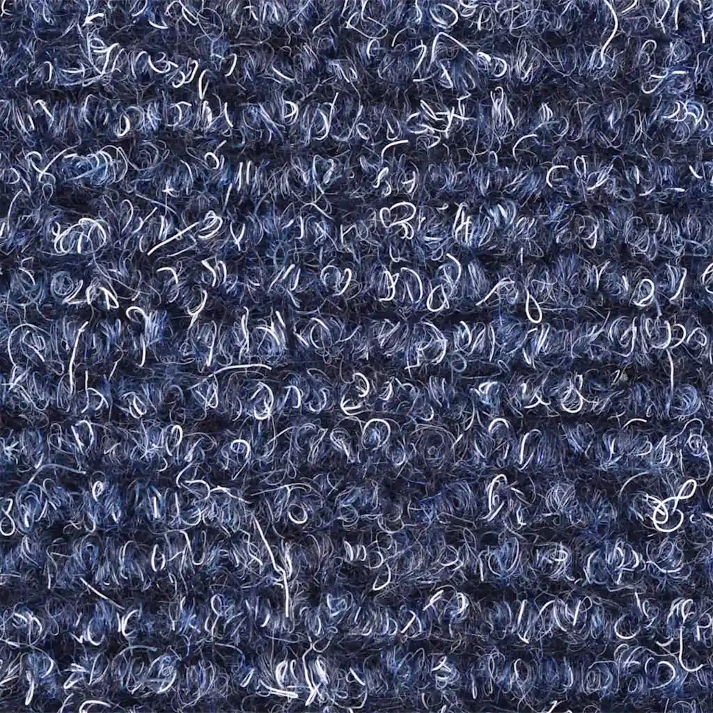 Tappetini per scale autoadesivi 5 pz 65x21x4 cm blu semicircolari grandi 149708