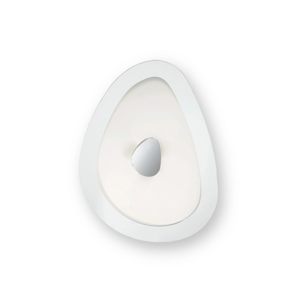 Plafoniera Moderna Geko Metallo Bianco 4 Luci E27