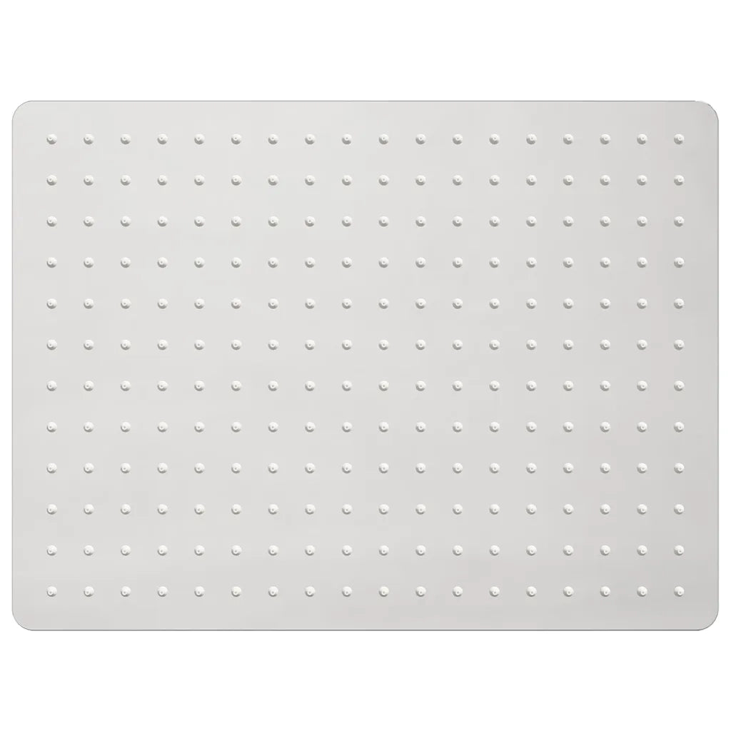 Testa Doccia a Pioggia Acciaio Inox 304 40x30 cm Rettangolare 4103933