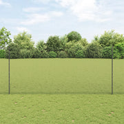 Recinzione in Rete Saldato con 44 Post U Grigio 1.4x50 m Acciaio