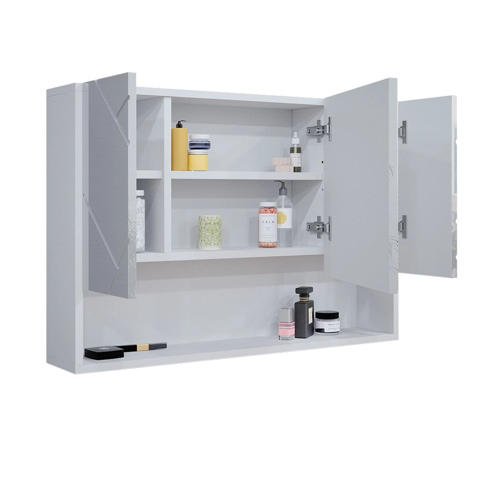 Vicco Specchio contenitore bagno Bianco lucido 80.1 x 55 cm