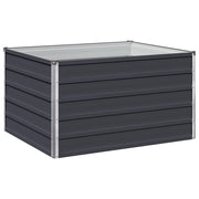 Letto rialzato da giardino Antracite 100 x 80 x 55 cm 8006389