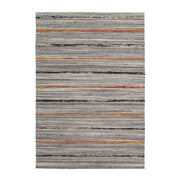 Tappeto Kilim Evita 100 in Lana e Seta Naturale e Arancione