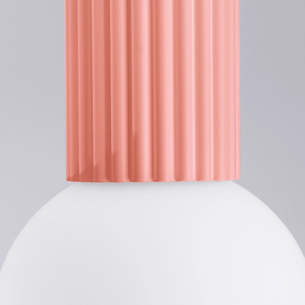 Spot soffitto SFERA pesca vetro sfera bianca IP44 G9