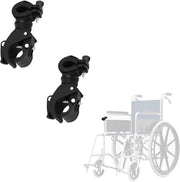Sostegno 360° Regolabile per Rollatori e Sedie a Rotelle - Manubrio per Scooter e Rollatori - Manubrio per Sedie a Rotelle - Manubrio per Sedie a Rotelle con Ruote - Cinghia Sostenibile - Fermo Universale con Viti di Fissaggio
