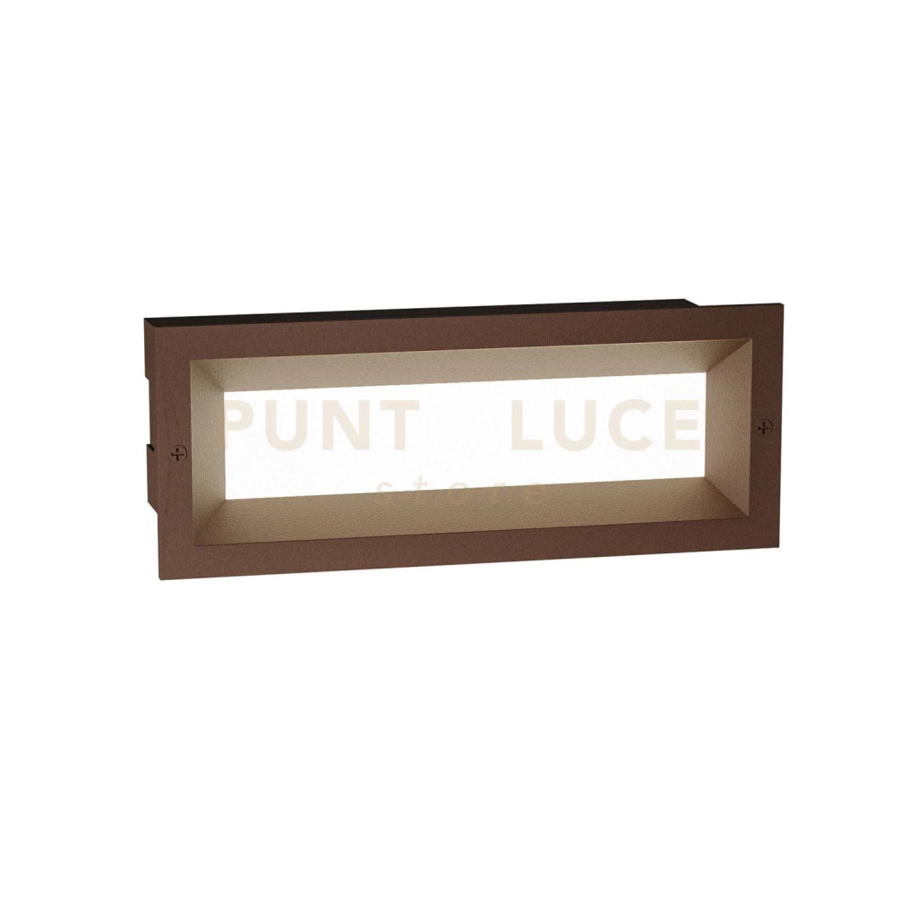 GES1192N- SEGNAPASSI INCASSO LED 4000K 639LM 13W COLORE MARRONE