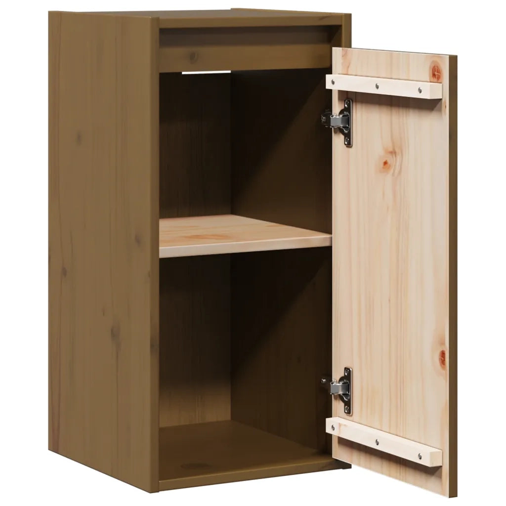 Pensile Marrone ambra 30x30x60 cm in Legno Massello di Pino 813491