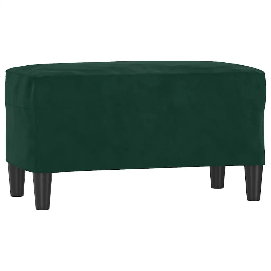 Panca Verde Scuro 70x35x41 cm in Velluto CFW8693760