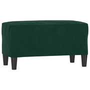 Panca Verde Scuro 70x35x41 cm in Velluto CFW8693760