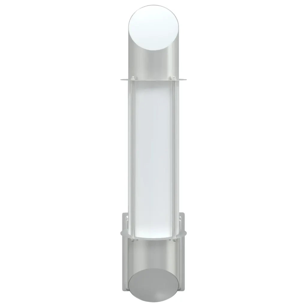 Applique da Esterno 2 pz Argento in Acciaio Inossidabile 4006293